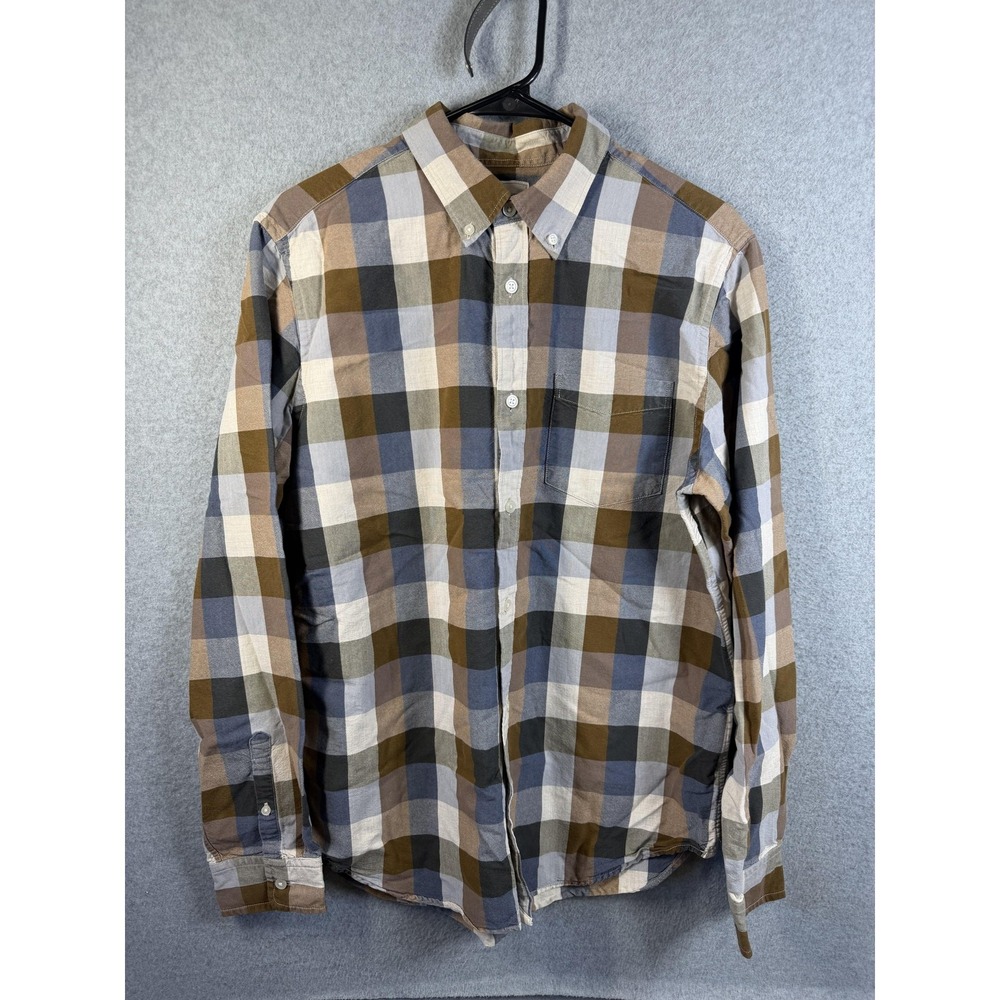 Gap Shirt Mens Large Multicolor Check Button Down Long Sleeve Oxford Casual
